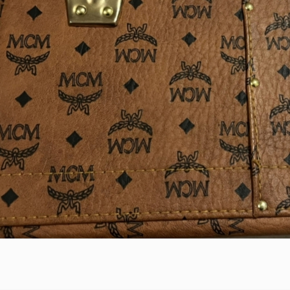 Vintage Rare MCM travel vanity jewelry cae lock trunk - Picture 4 of 8